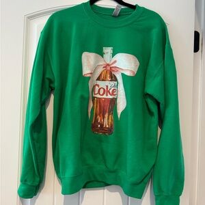 Diet Coke Green Sweatshirt